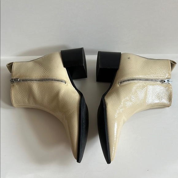 Everlane The Boss Boot – Cream Leather Ankle Boots, Size 8.5 - Picture 4 of 7